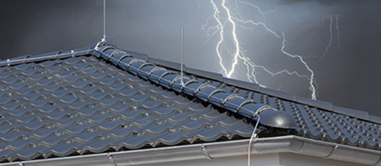 Äußerer Blitzschutz bei Elektro Gerhard Resch in Offenstetten